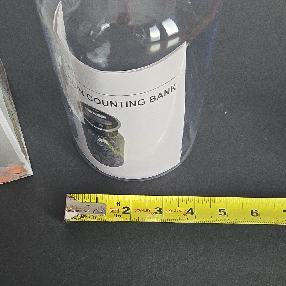 Brookstone Auto Digital Count Coin Bank NEW - Picture 7 of 8